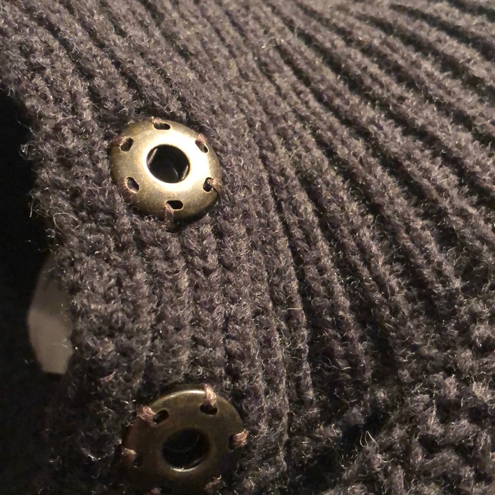 RACHEL Rachel Roy Black Cardigan Sweater - Picture 4 of 4